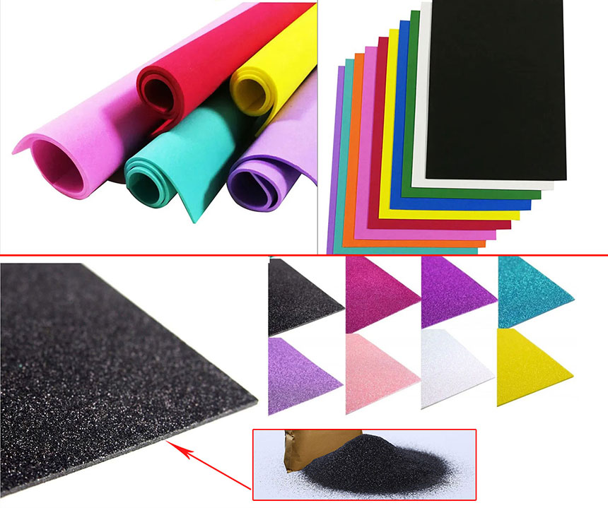 What is EVA Glitter Foam Sheets?-ispigment.com