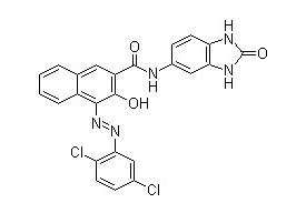 Pigment brown 25 - Molecular structure formula