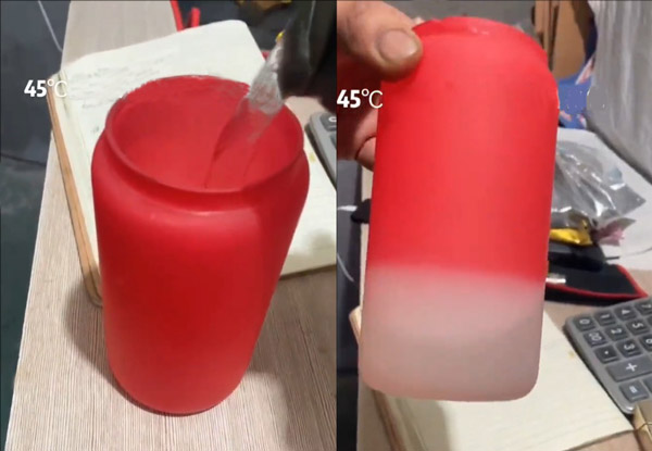 45℃ thermochromic cups