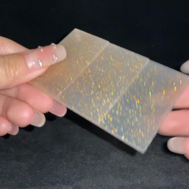 High temperature laser gold glitter