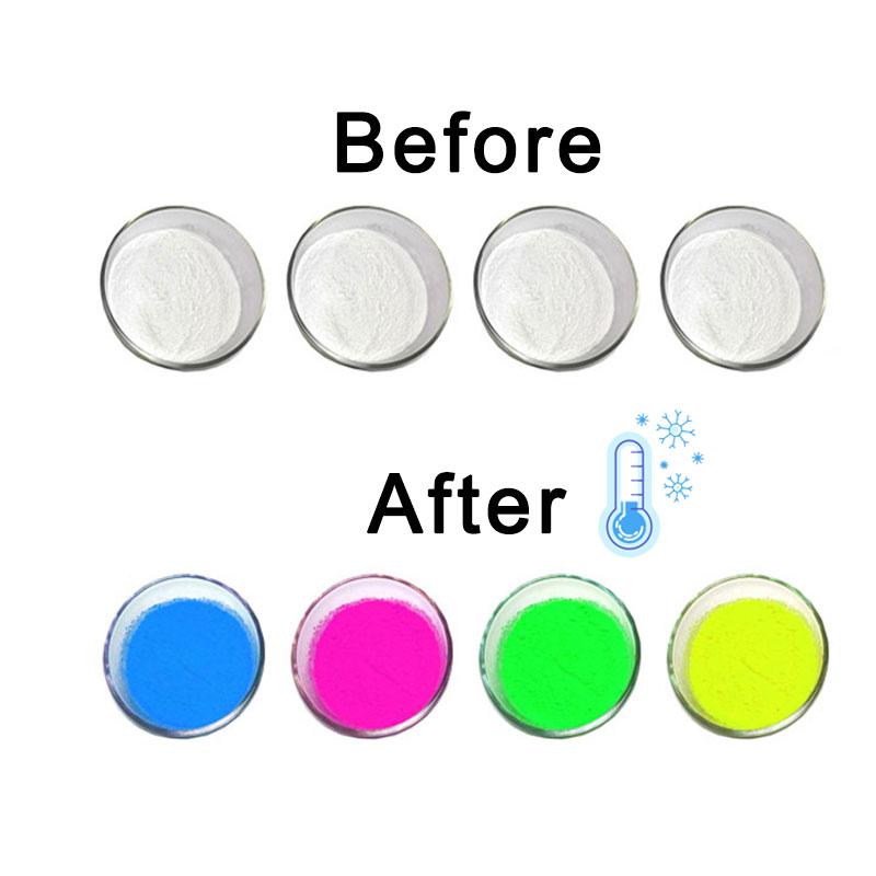  Low Temperature Cold Activated Thermochromic Pigment Color  Changing from Pink to Blue at 64F/18C Cold and Heat Sensitive Powder for  Nail Art Color Changing Slime Wine Labels : Baby