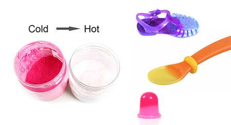 What is the injection molding method of Thermochromic pigment powder?